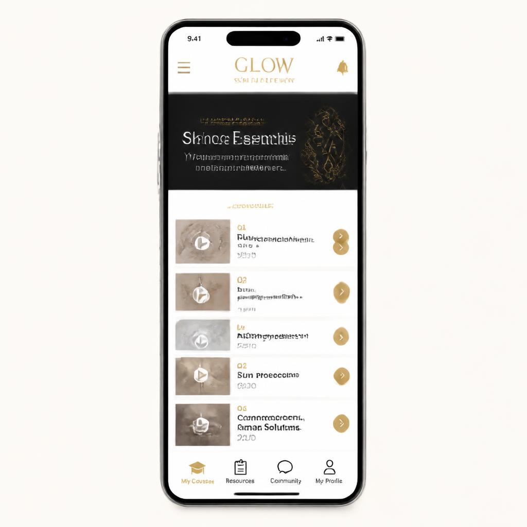 Área de membros do Equilibra em smartphone